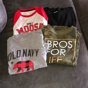 Boys long sleeve size L bundle